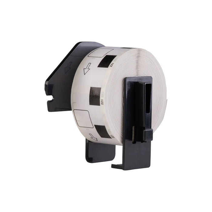 Étiquettes compatibles Brother DK-11204, 17 mm x 54 mm, 400 étiquettes par rouleau, support Brother inclus, permanentes