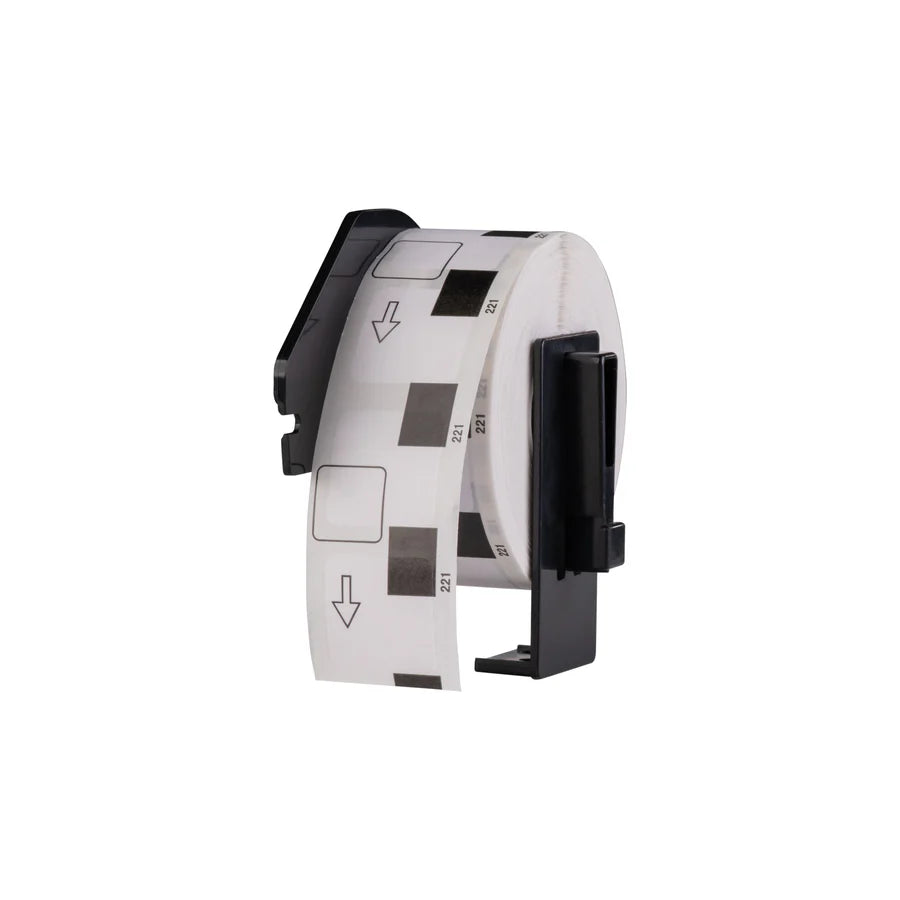 Étiquettes compatibles Brother DK-11204, 17 mm x 54 mm, 400 étiquettes par rouleau, support Brother inclus, permanentes