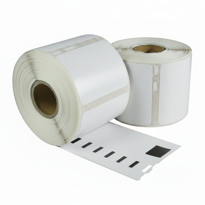 Étiquettes compatibles Seiko SLP-SRL, 101 mm x 54 mm, 220 étiquettes par rouleau, blanches, permanentes