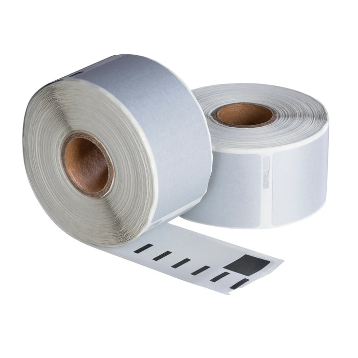 Étiquettes compatibles Seiko SLP-SRL, 101 mm x 54 mm, 220 étiquettes par rouleau, blanches, permanentes