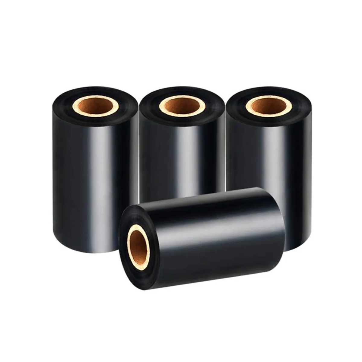 TTR 104-450 Premium Wax – Ruban Transfert Thermique 104 mm x 450 m Enveloppe Extérieure Boîte de 12 rouleaux