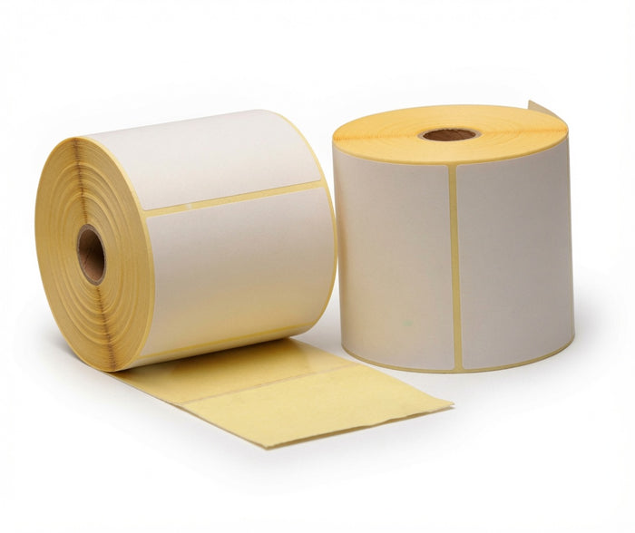 Etiquette thermique, 67 mm x 42 mm, 1200 étiquettes par rouleau, noyau 25 mm, blanc, ECO, permanent