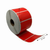 Étiquette thermique, 57 mm x 32 mm Rouge, 1500 étiquettes par rouleau, noyau 25 mm, ECO, permanente