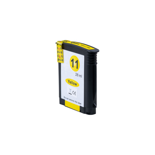 HP HP11Y - Cartouche d'encre compatible 28ml jaune