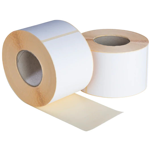 Étiquettes thermiques pour palettes, 148 mm x 210 mm, 790 étiquettes par rouleau, noyau 76 mm, blanc, ECO, permanent