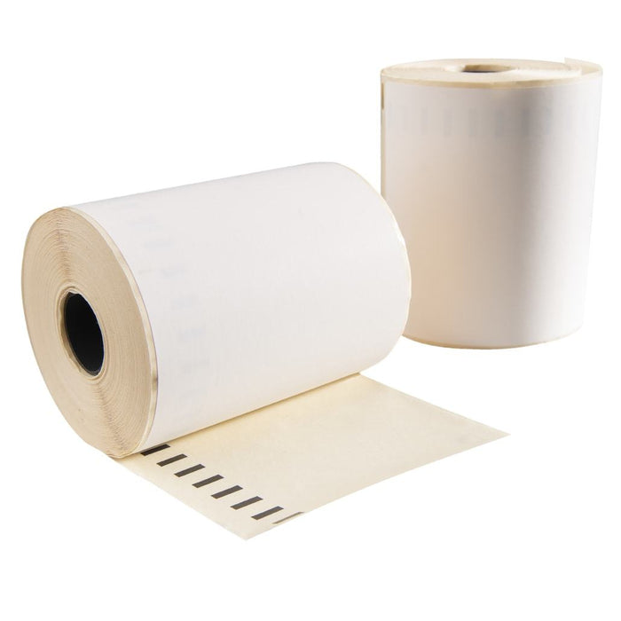 Étiquettes compatibles Dymo S0904980, 104 mm x 159 mm, 220 étiquettes par rouleau, blanches, permanentes