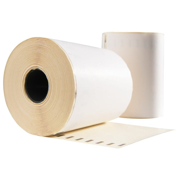 Étiquettes compatibles Dymo 4XL, 104 mm x 159 mm, 220 étiquettes par rouleau, blanches, permanentes