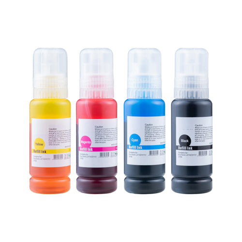 1 x pack économique CMJN compatible HP HPGT51-GT52