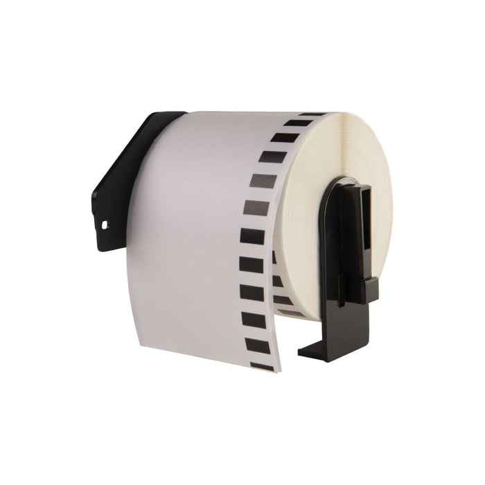 Étiquettes compatibles Brother DK-22205, 62 mm x 30,48 m, avec support Brother, permanentes